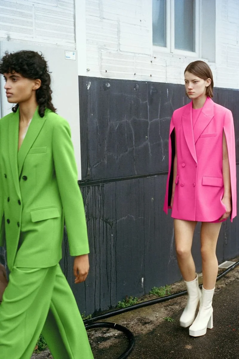 Zara s Dose of Dopamine Dressing in Spring 2022 Bold Colors Anne